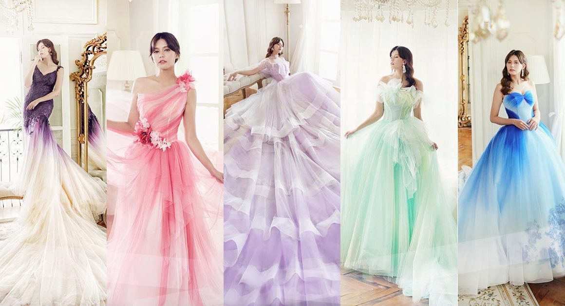 高雄法國台北婚紗 婚紗禮服 渲染系列